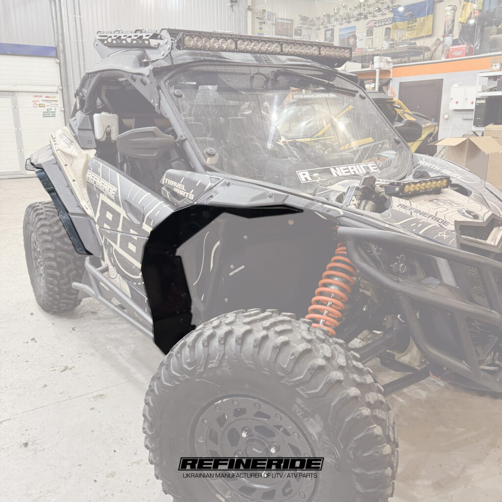 Розширювач арок до оригінальних бризковиків Can Am Maverick X3