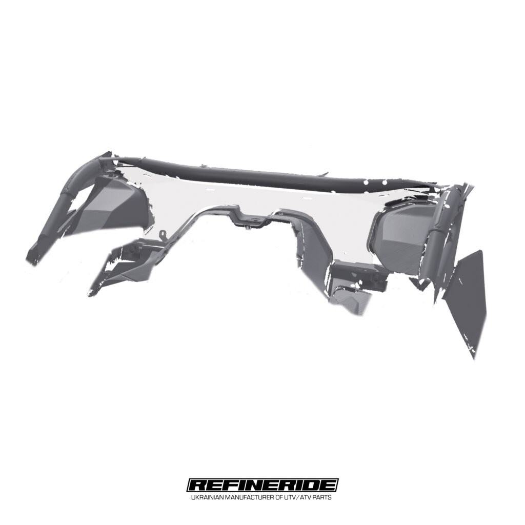 Задне скло з полікарбонату під колонки для Can Am Maverick R